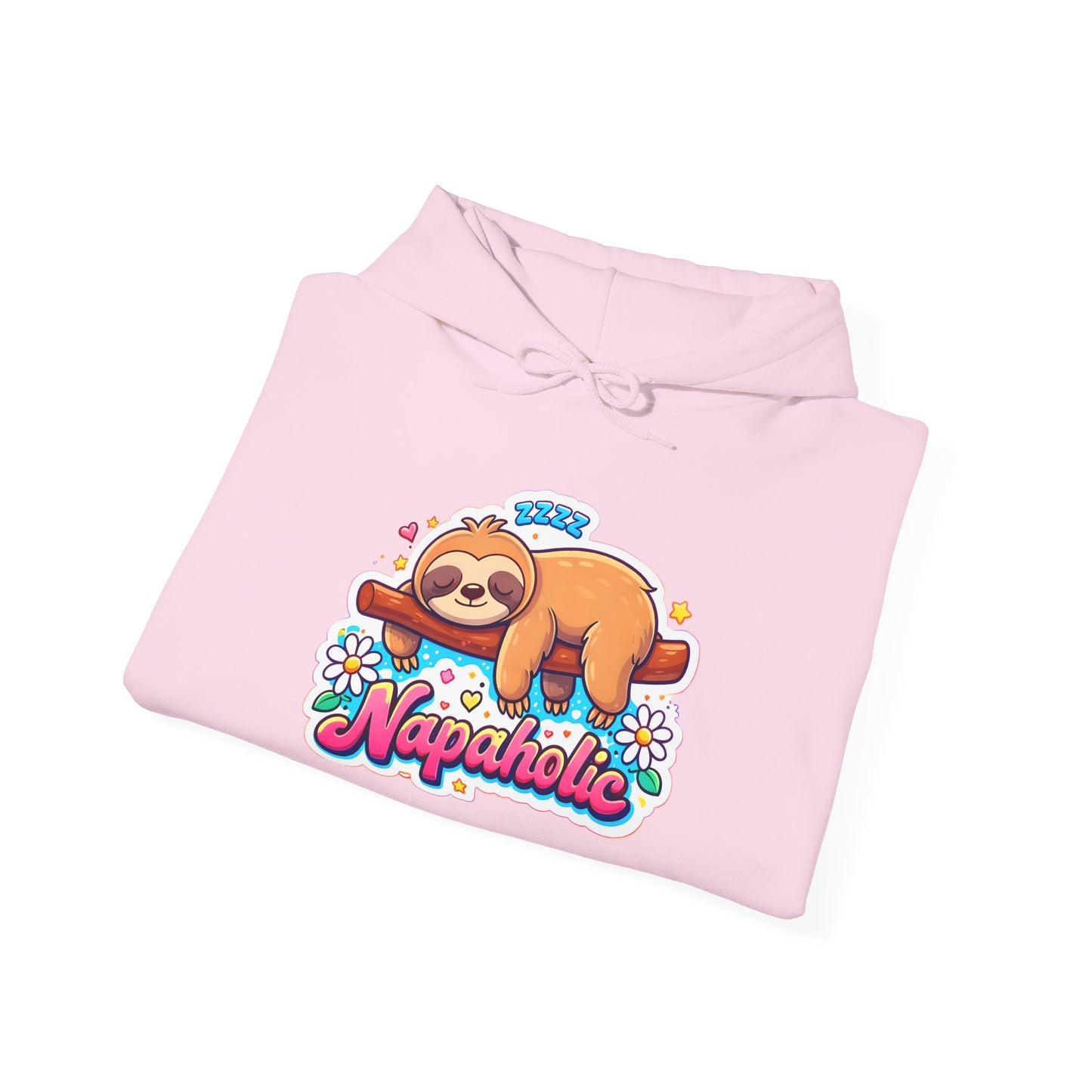 Napaholic Sloth Hoodie — Cute Sleepy Sloth Graphic Sweatshirt
