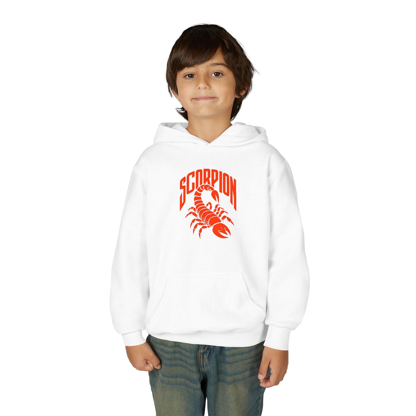 Scorpion Graphic Youth Hoodie | Red Scorpion Design