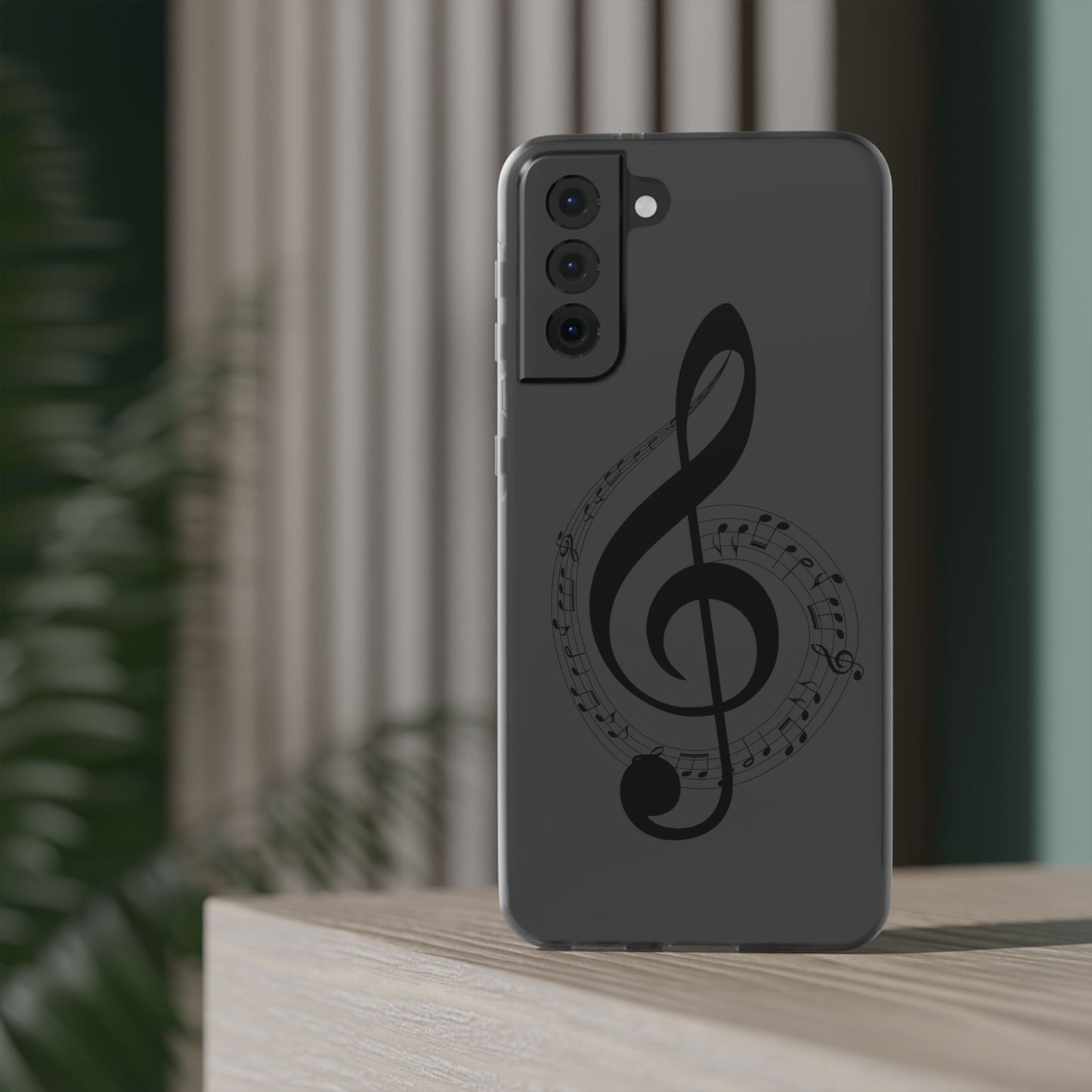 Phone Case — Musical Treble Clef Design