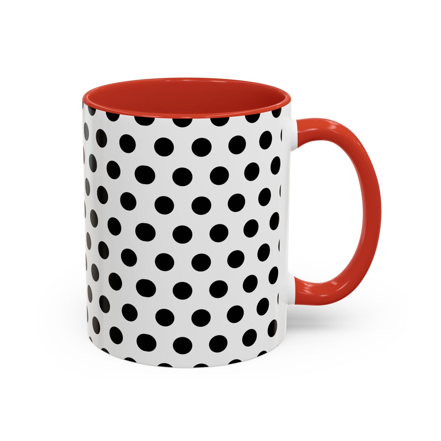 Elegant Polka Dot Mug - Stylish Coffee Cup for Home, Office, Gift for Birthdays, Anniversaries, Holidays, Unique Drinkware