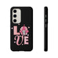 Love Gnome Phone Case — Cute Pink Heart Valentines Protective Case