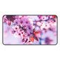 Floral Desk Mat - Elegant Mouse Pad, Office Decor, Gift for Her, Blooming Cherry Blossoms Design, Workstation Accessory, Spring Vibes