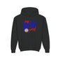 Youth Baseball Hoodie — "Hey Batter Batter Swing!" Graphic