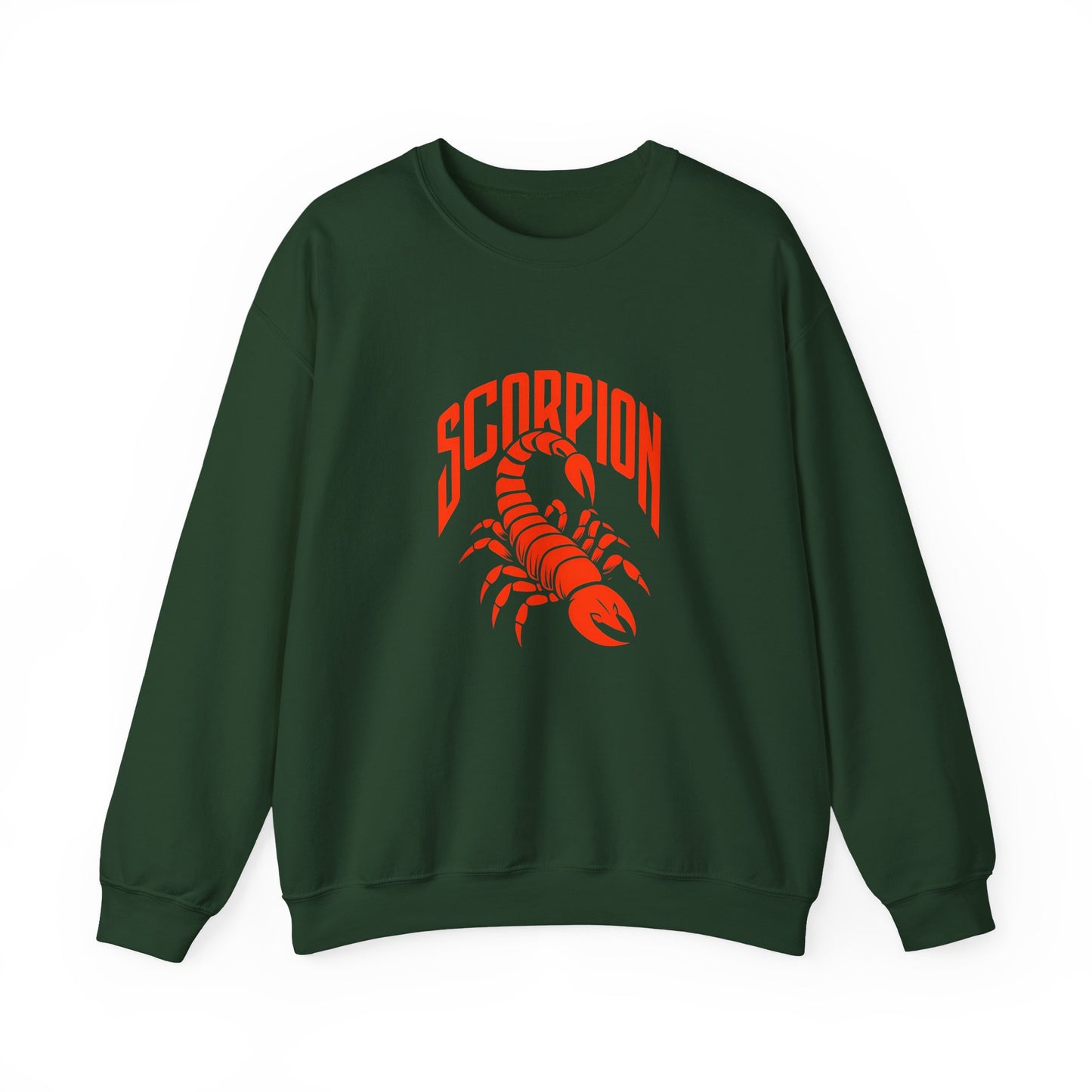 Scorpion Graphic Sweatshirt — Bold Zodiac Scorpion Crewneck