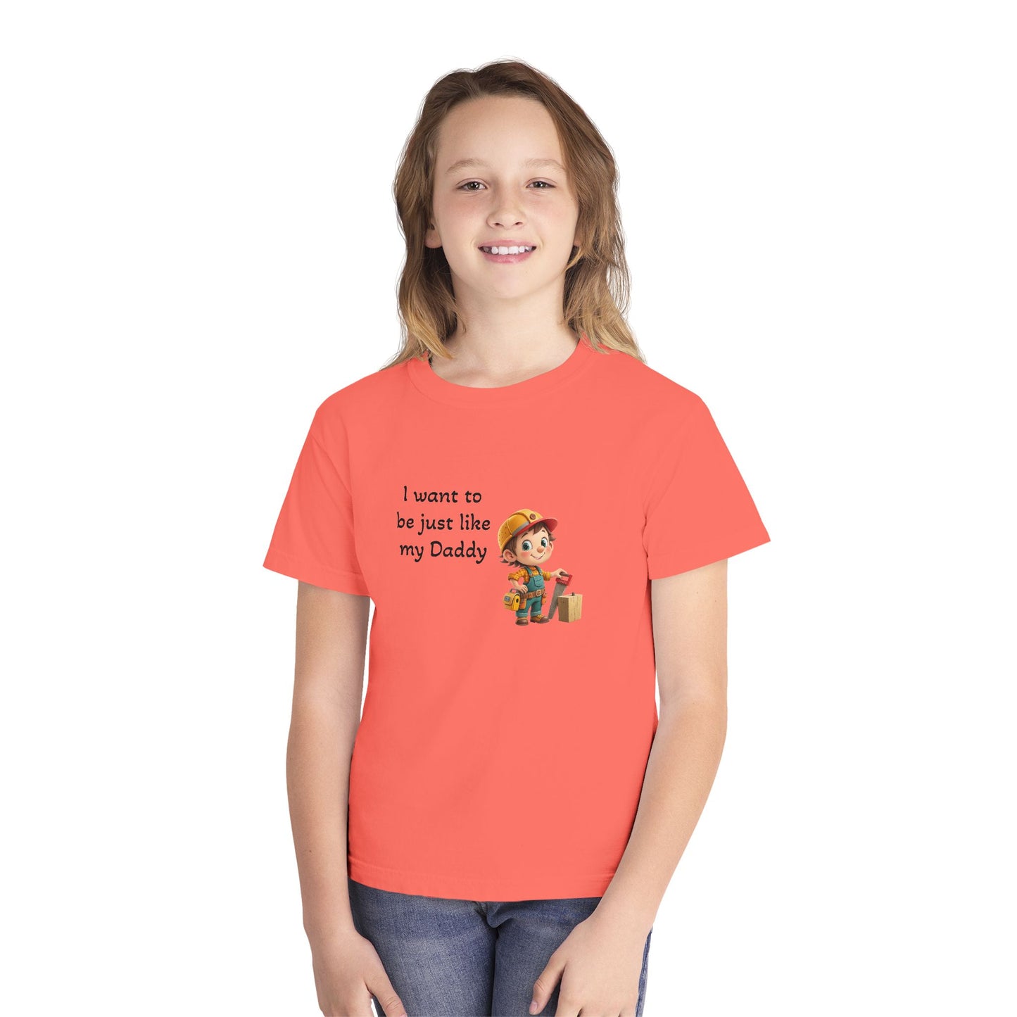 Youth Tee - 'I Want to Be Just Like My Daddy'