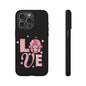 Love Gnome Phone Case — Cute Pink Heart Valentines Protective Case