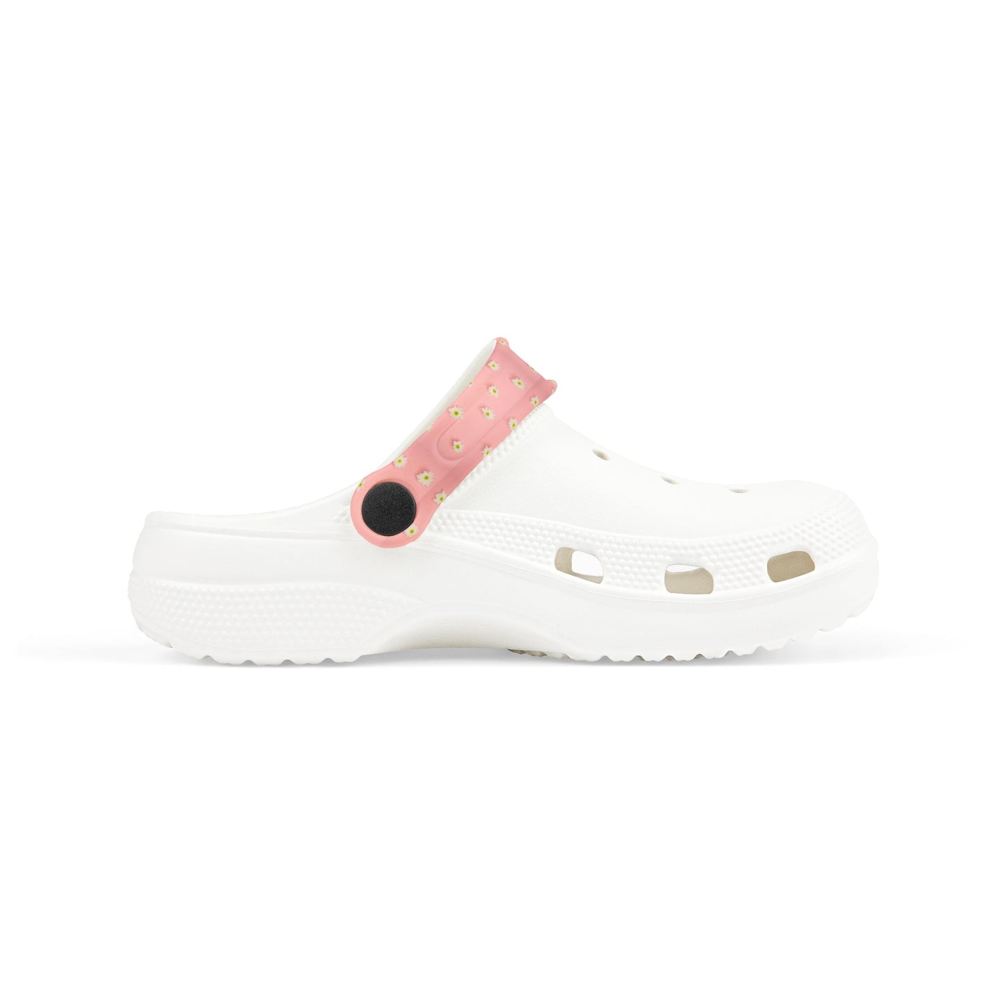 Kid's Floral Pink EVA Foam Clogs, Fun Summer Footwear, Comfortable Play Shoes, Lightweight Garden Slip-Ons, Perfect for Outdoor Adventures