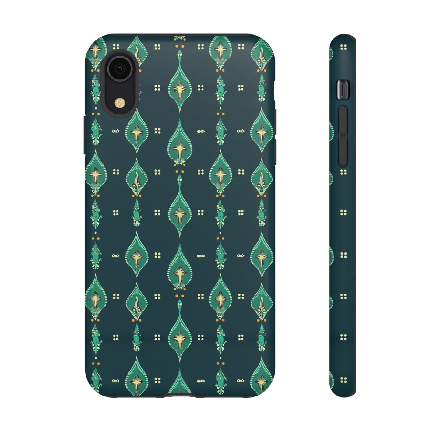 Emerald Boho Teardrop Phone Case