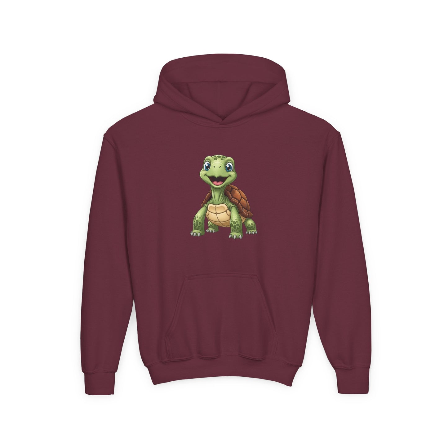 Kids Cute Turtle Hoodie - Playful Juvenile Turtle Graphic Sweatshirt
