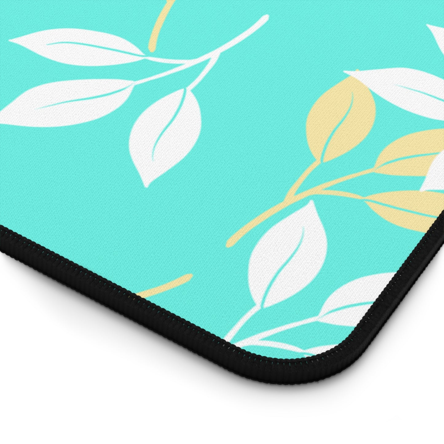 Botanical Desk Mat for Home Office, Leafy Desk Pad, Cute Work Accessory, Floral Mouse Mat, Gift for Students, Greenery Decor