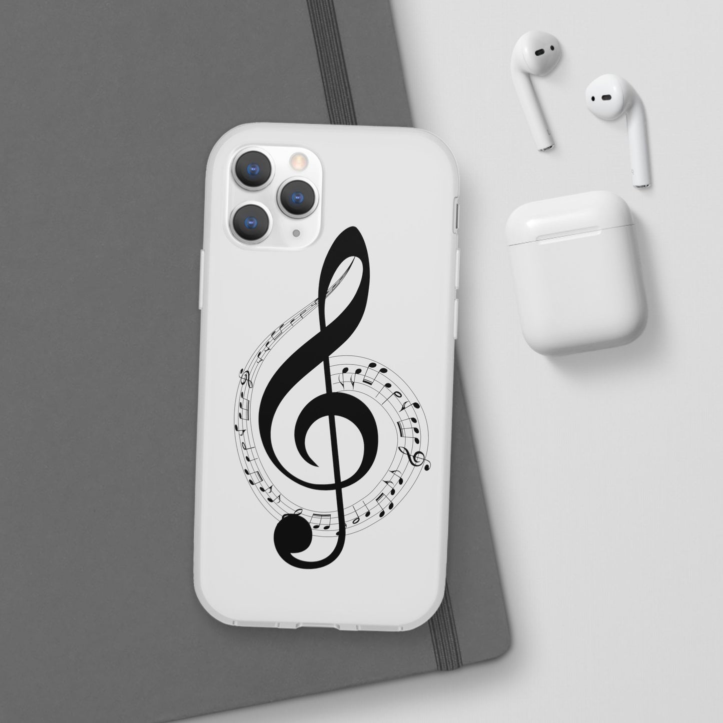 Phone Case — Musical Treble Clef Design
