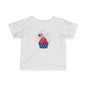 Patriotic Infant Tee with Cupcake Design, Baby Independence Day Outfit, 4th of July Celebration Shirt, Cute Toddler Tee, Summer Party [...]