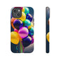 Colorful Balloon Tough Phone Case — Vibrant Party Balloons Protective Cover