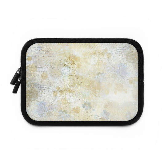 Floral Laptop Sleeve, Elegant Tech Case, Stylish Computer Bag, Perfect Gift for Students, Minimalist Laptop Cover, Travel Accessory