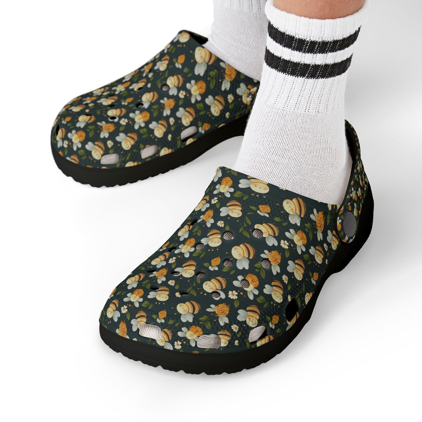 Floral Kid's Foam Clogs