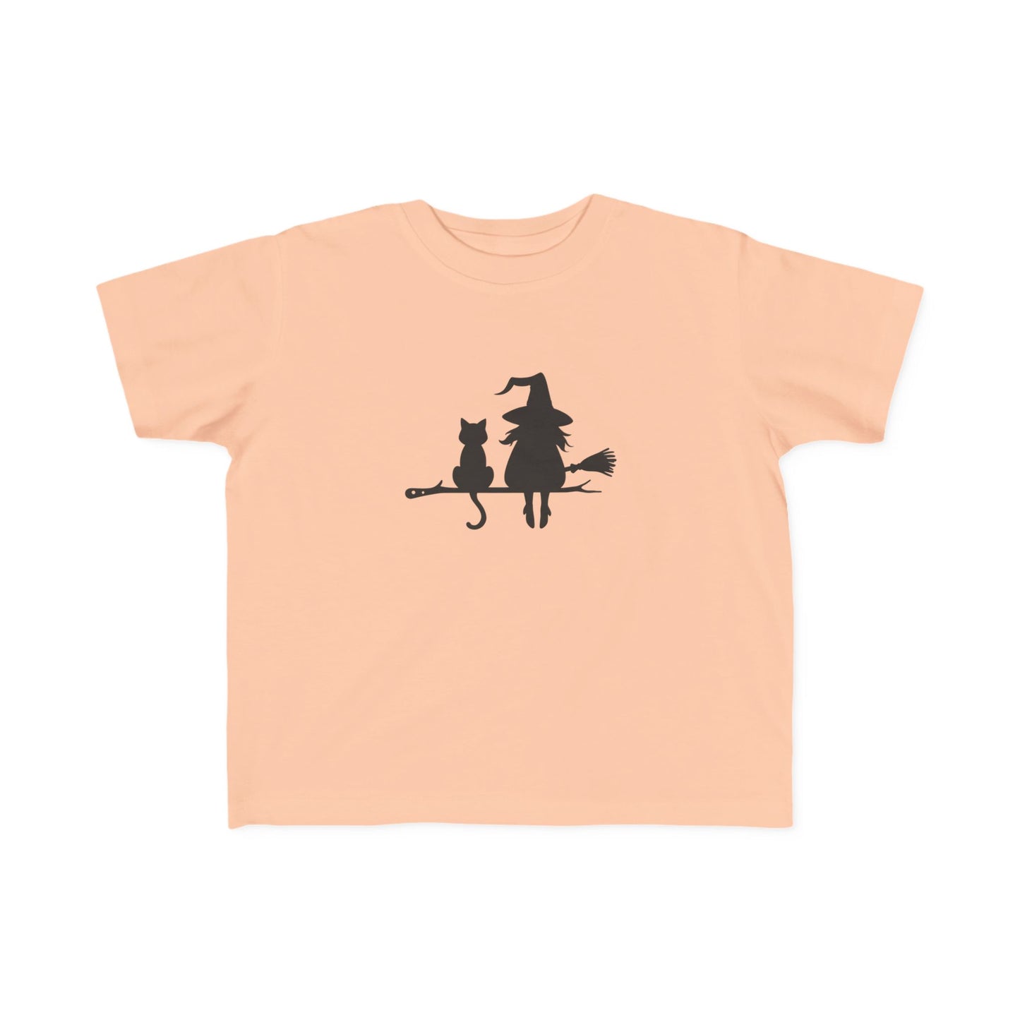 Toddler Witch and Cat Tee | Halloween T-Shirt, Kids Graphic Tee, Witch Shirt, Toddler Costume, Fall Apparel