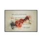 Violin Watercolor Music Heavy-Duty Floor Mat — Musical Notes Entry Rug
