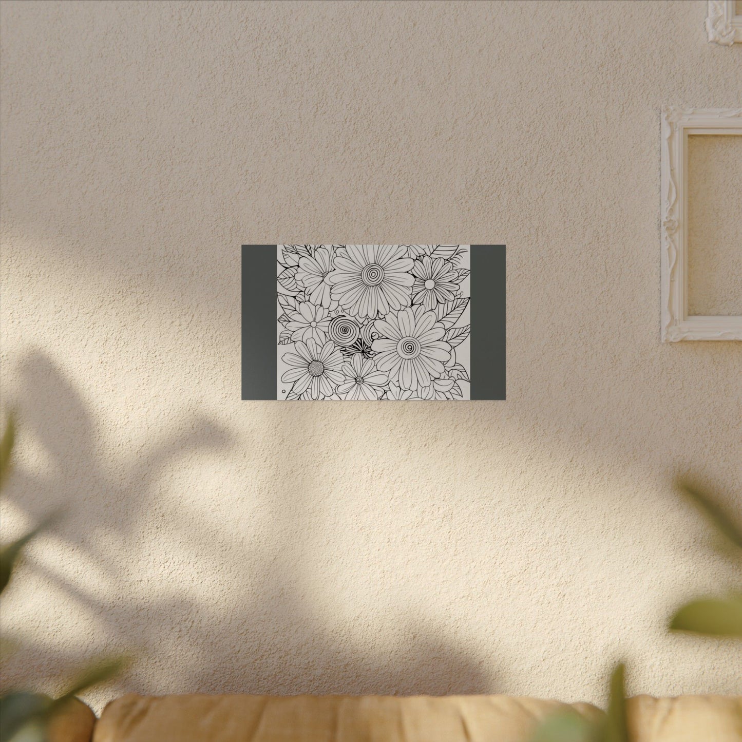 COLOR IT YOURSELF  Line Art Poster — Textured Matte Print