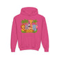 Kids Zoo Animals Hoodie - Cute Safari Lion Giraffe Elephant Sweatshirt