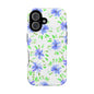 Floral Blue Watercolor Phone Case — Magnetic Impact-Resistant