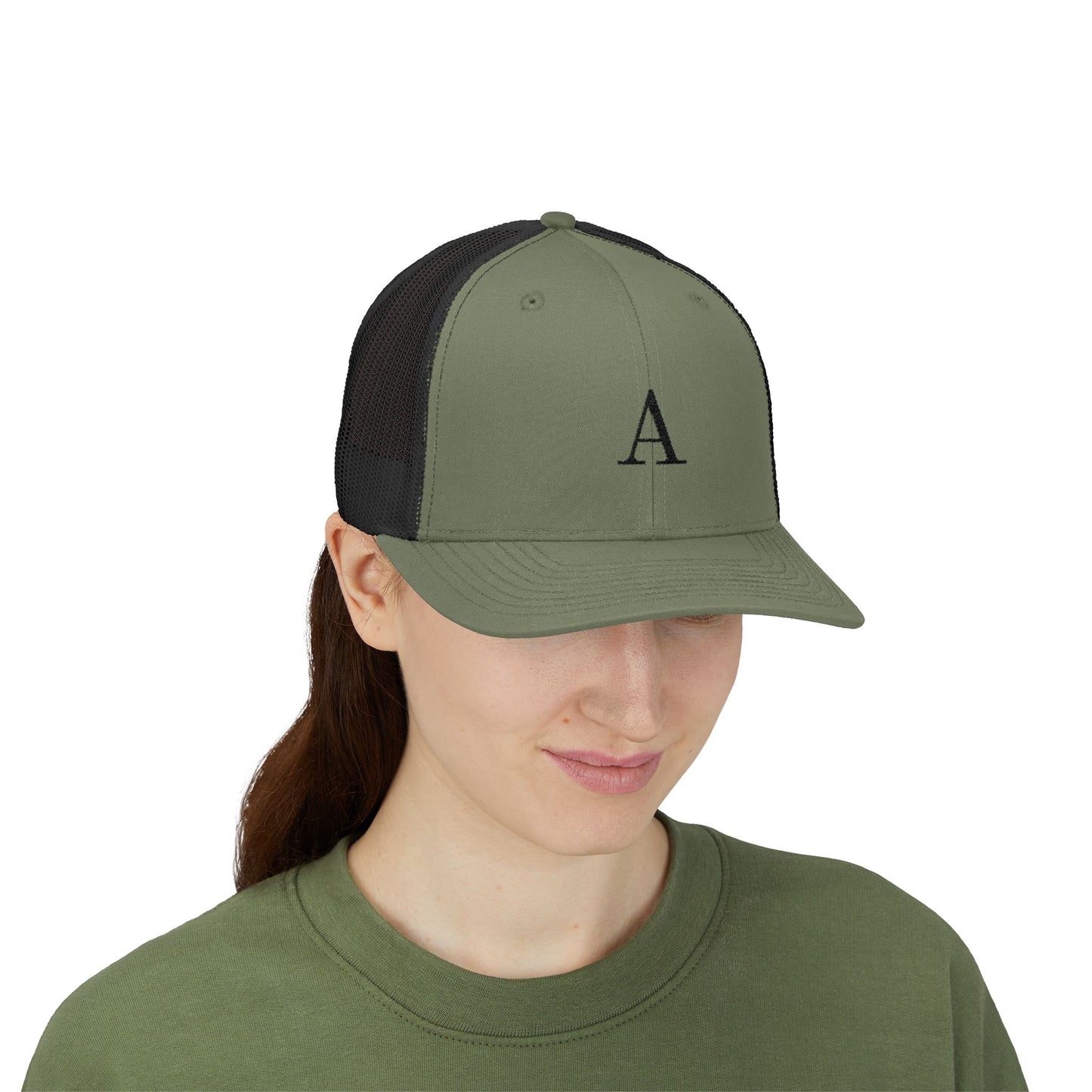 Snapback Trucker Cap - Letter A