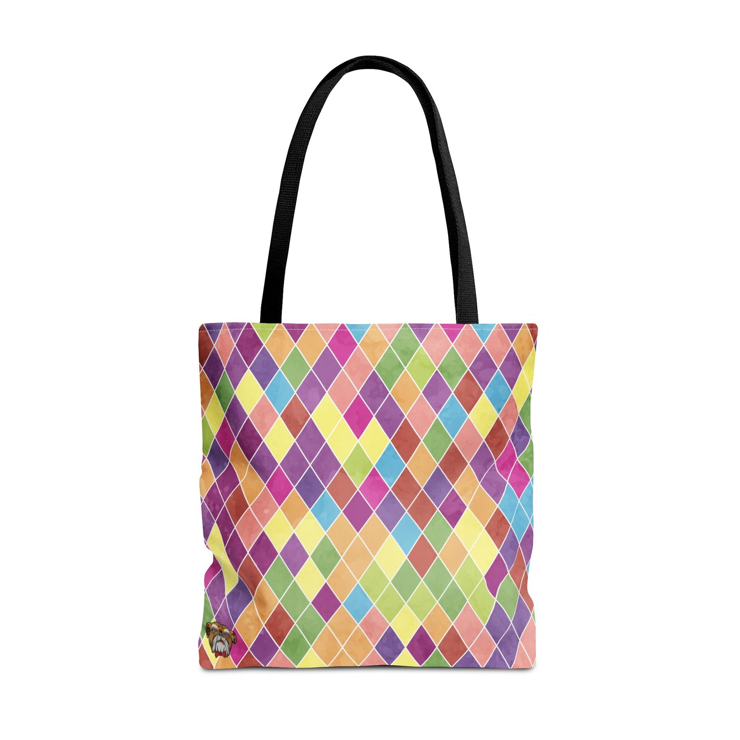Colorful Geometric Tote Bag, Funky Shoulder Bag, Eco-Friendly Shopping Tote, Stylish Beach Bag, Art-Inspired Everyday Bag