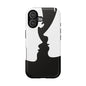 Phone Case — Black & White Optical Kiss Magnetic Impact-Resistant Case