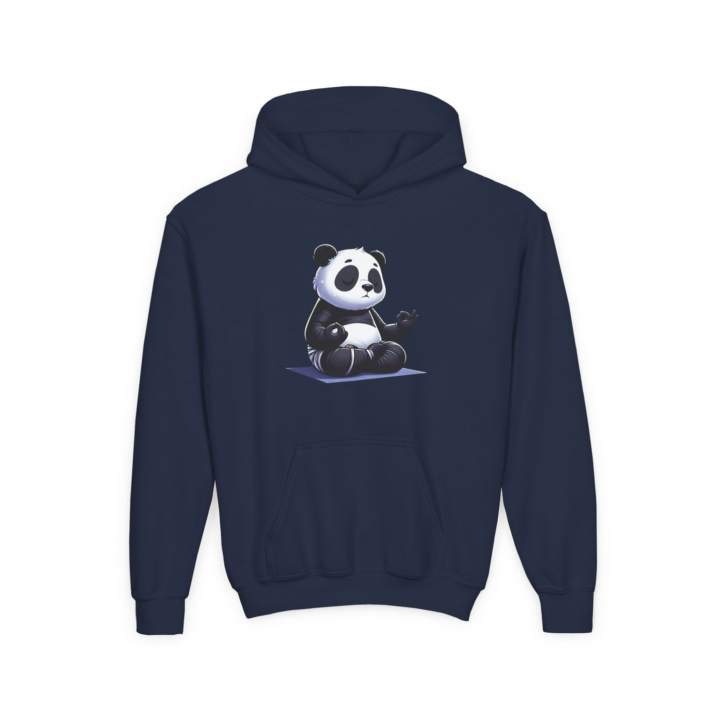 Kids Panda Yoga Hoodie — Cute Meditating Panda Sweatshirt for Children