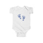 Baby Footprint Infant Bodysuit, Cute Baby Gift, Baby Shower Gift, Newborn Outfit, Milestone Clothing