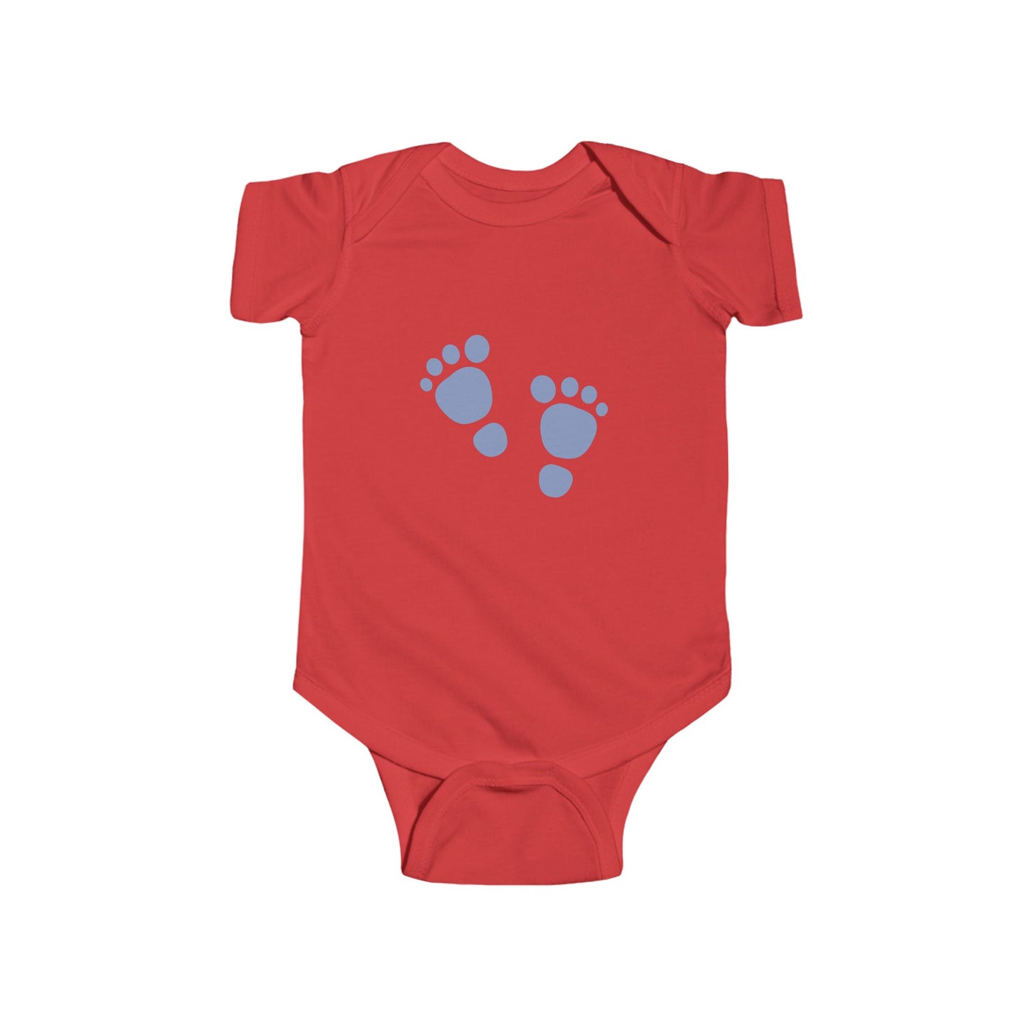 Baby Footprint Infant Bodysuit, Cute Baby Gift, Baby Shower Gift, Newborn Outfit, Milestone Clothing