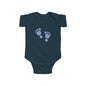 Baby Footprint Infant Bodysuit, Cute Baby Gift, Baby Shower Gift, Newborn Outfit, Milestone Clothing