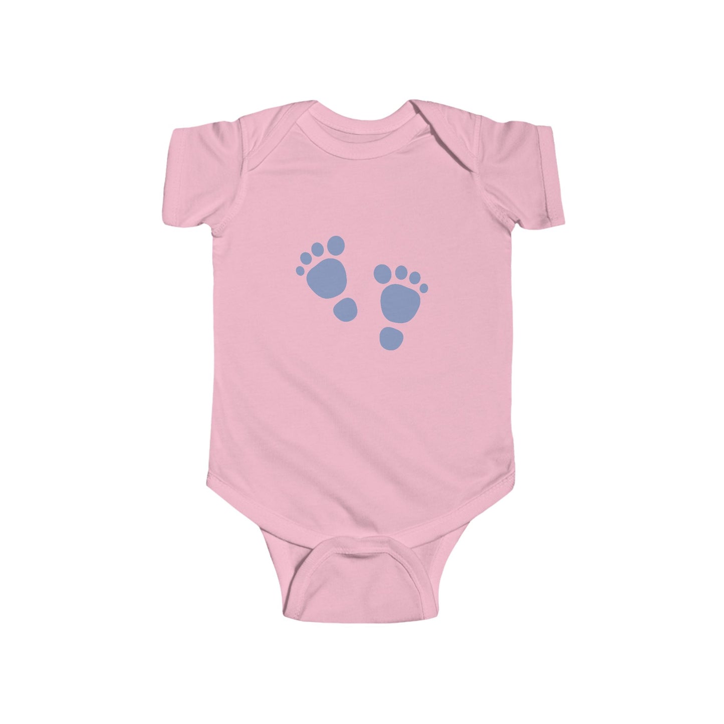 Baby Footprint Infant Bodysuit, Cute Baby Gift, Baby Shower Gift, Newborn Outfit, Milestone Clothing