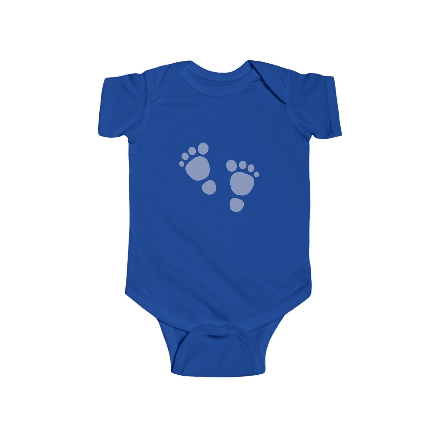 Baby Footprint Infant Bodysuit, Cute Baby Gift, Baby Shower Gift, Newborn Outfit, Milestone Clothing
