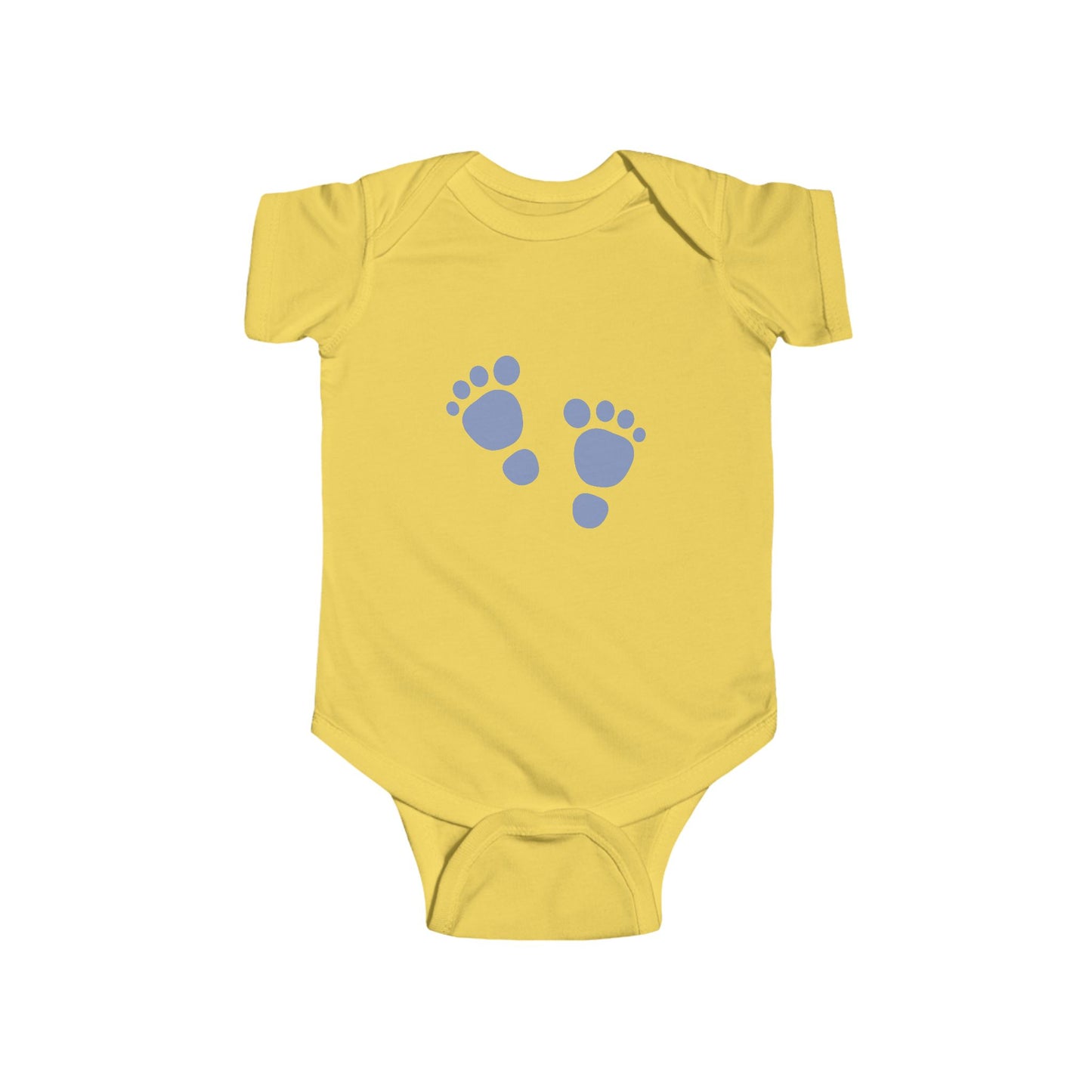 Baby Footprint Infant Bodysuit, Cute Baby Gift, Baby Shower Gift, Newborn Outfit, Milestone Clothing