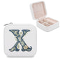 PU Portable Travel Jewellery Box - Letter X