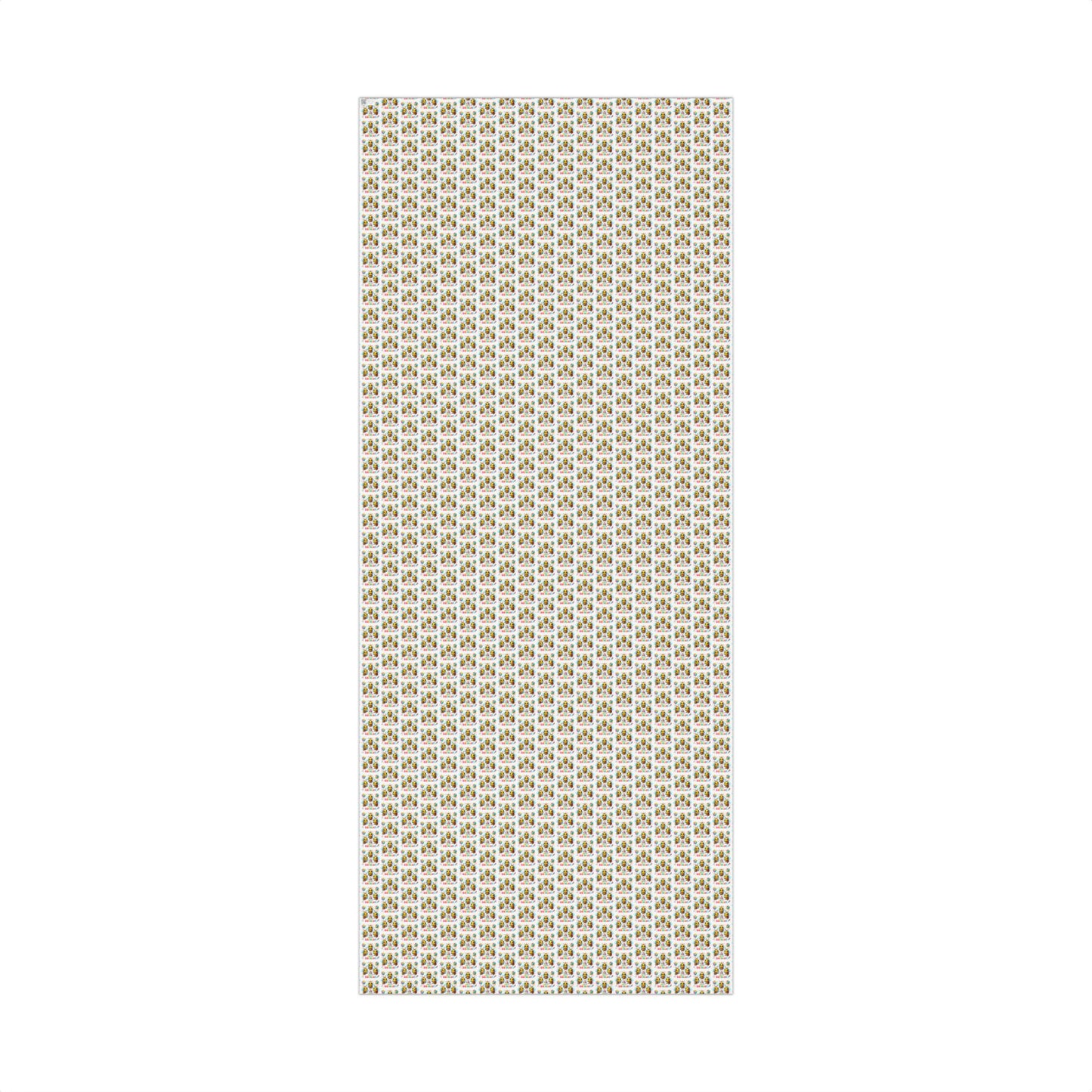 Wrapping Paper — Cute Chick 'Happy Birthday' Bee Pattern Gift Wrap