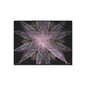 Mandala Star Heavy-Duty Floor Mat — Abstract Pink & Teal Fractal Entrance Rug