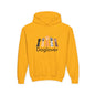 Doglover Youth Hoodie — Cute Paw Print Graphic Sweatshirt for Kids