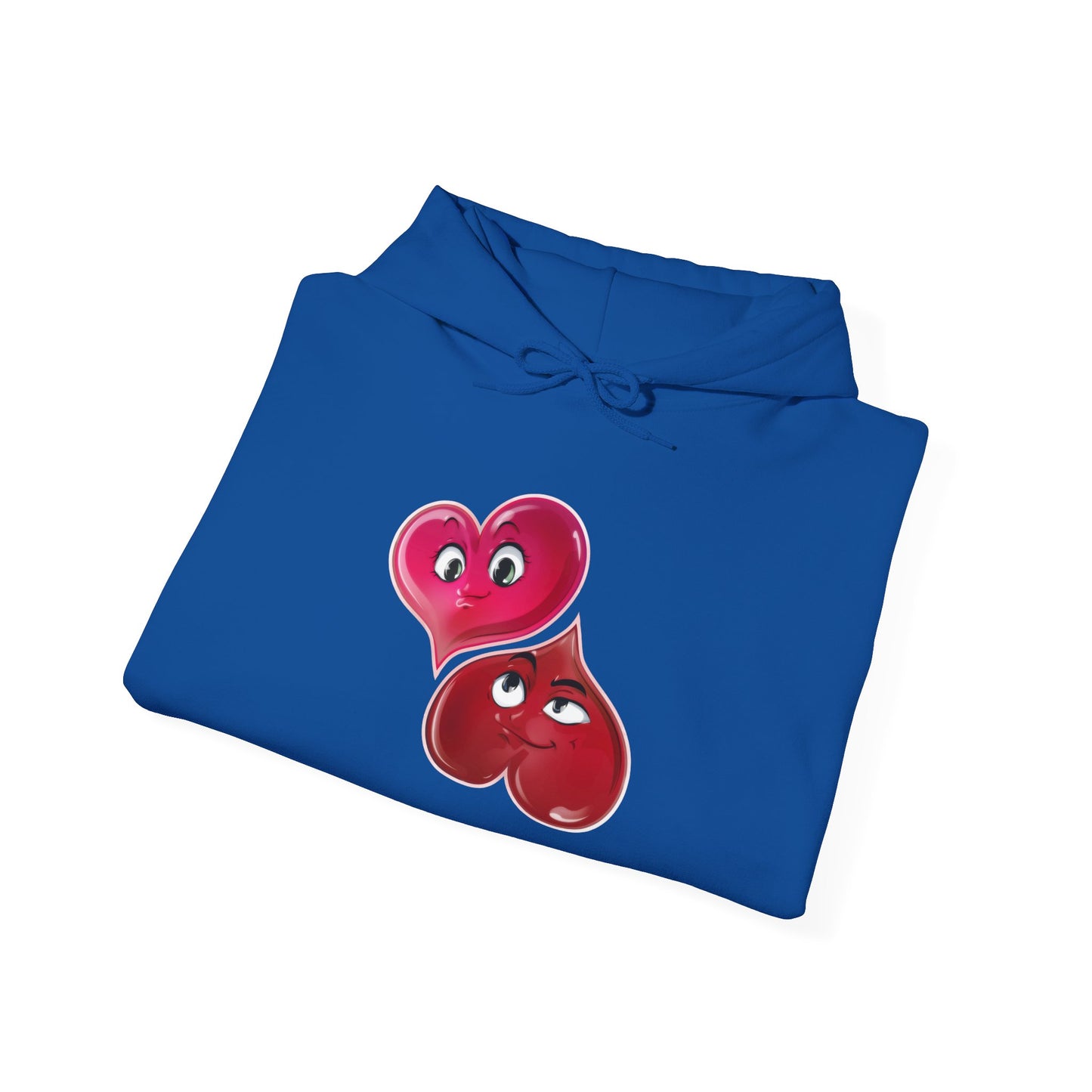 Heart Buds Hoodie — Cute Pair of Cheeky Heart Characters, Valentine’s Day Gift