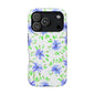 Floral Blue Watercolor Phone Case — Magnetic Impact-Resistant