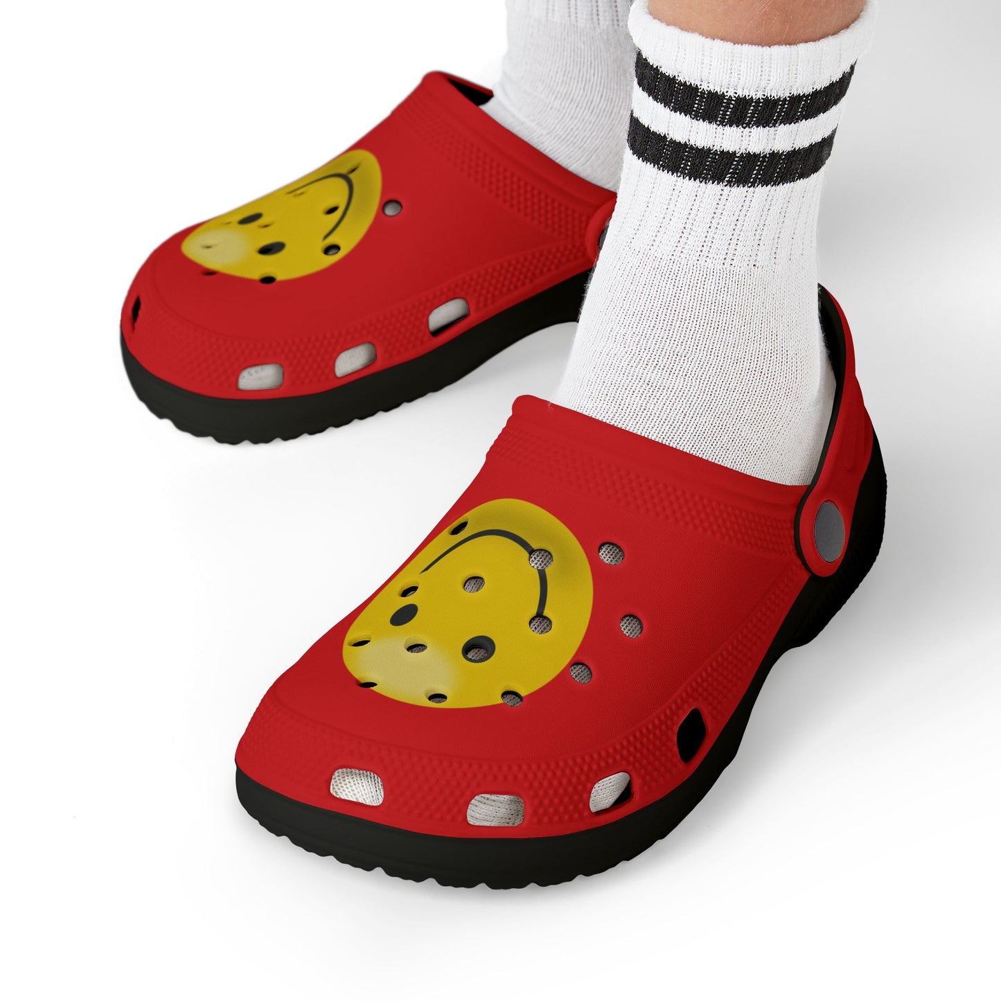 Smiley Face Clogs, Kid's EVA Foam Shoes