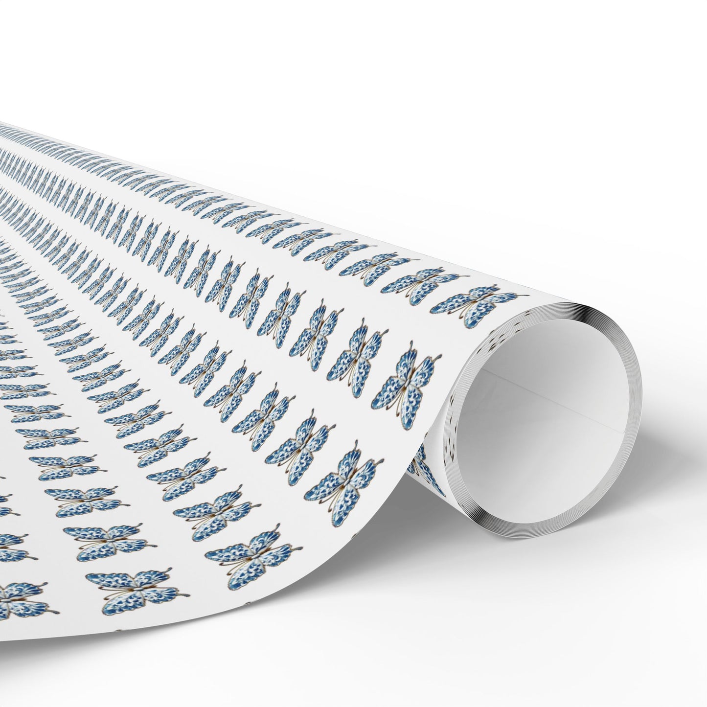 Easter Bunny Pattern Wrapping Paper Roll – Cute Blue Bunny Gift Wrap for Kids, Baby Showers & Spring Holidays