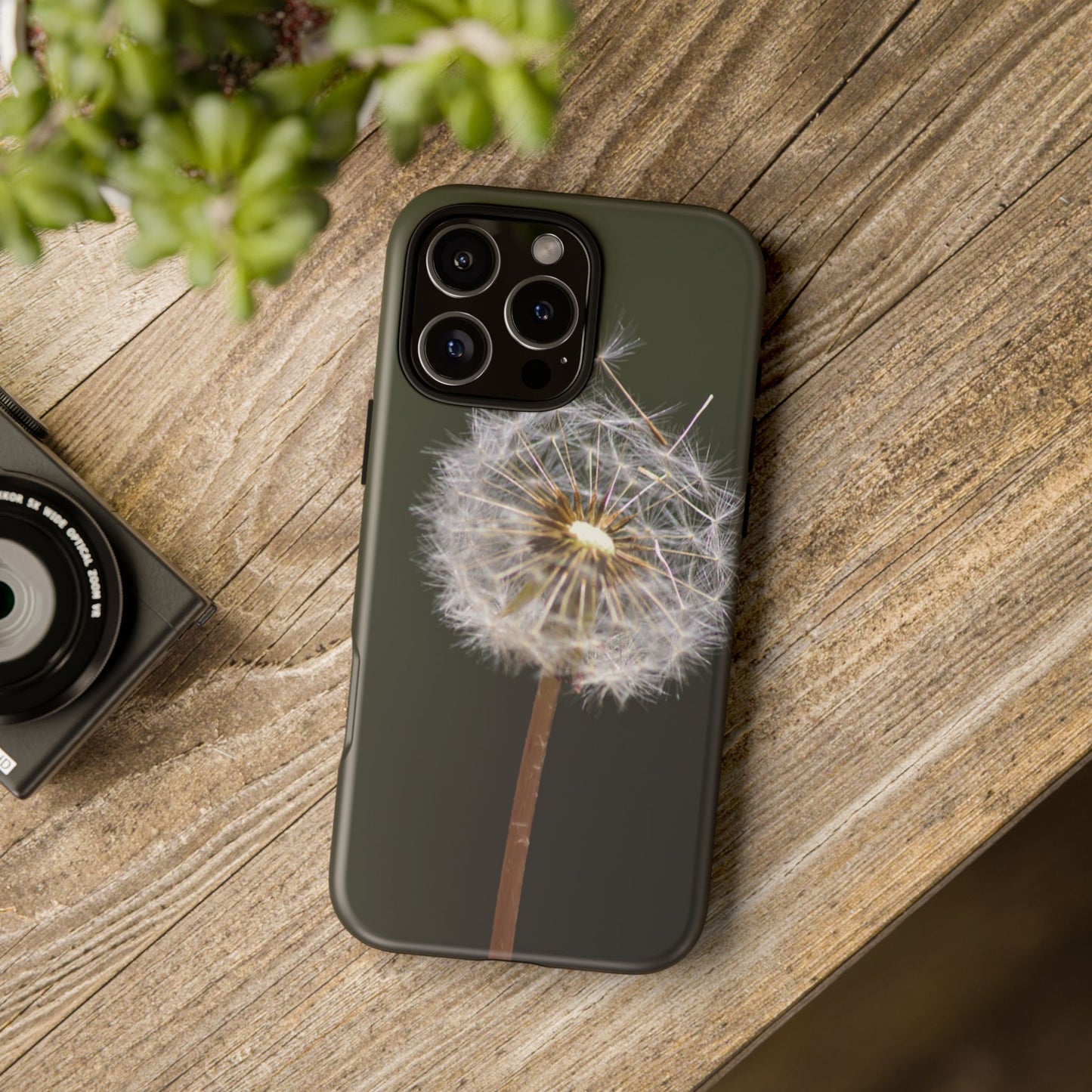 Dandelion Photo Tough Case — Protective Floral Phone Cover