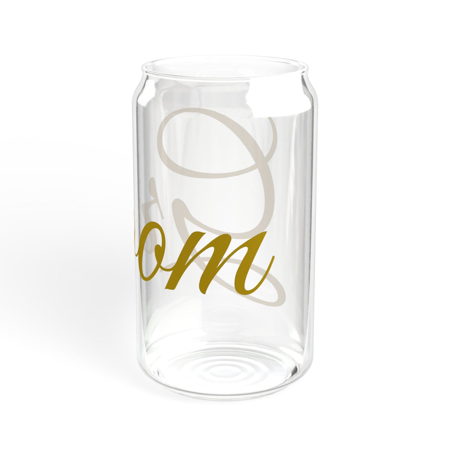 Stylish Sipper Glass with Bamboo Lid - Perfect for Smoothies