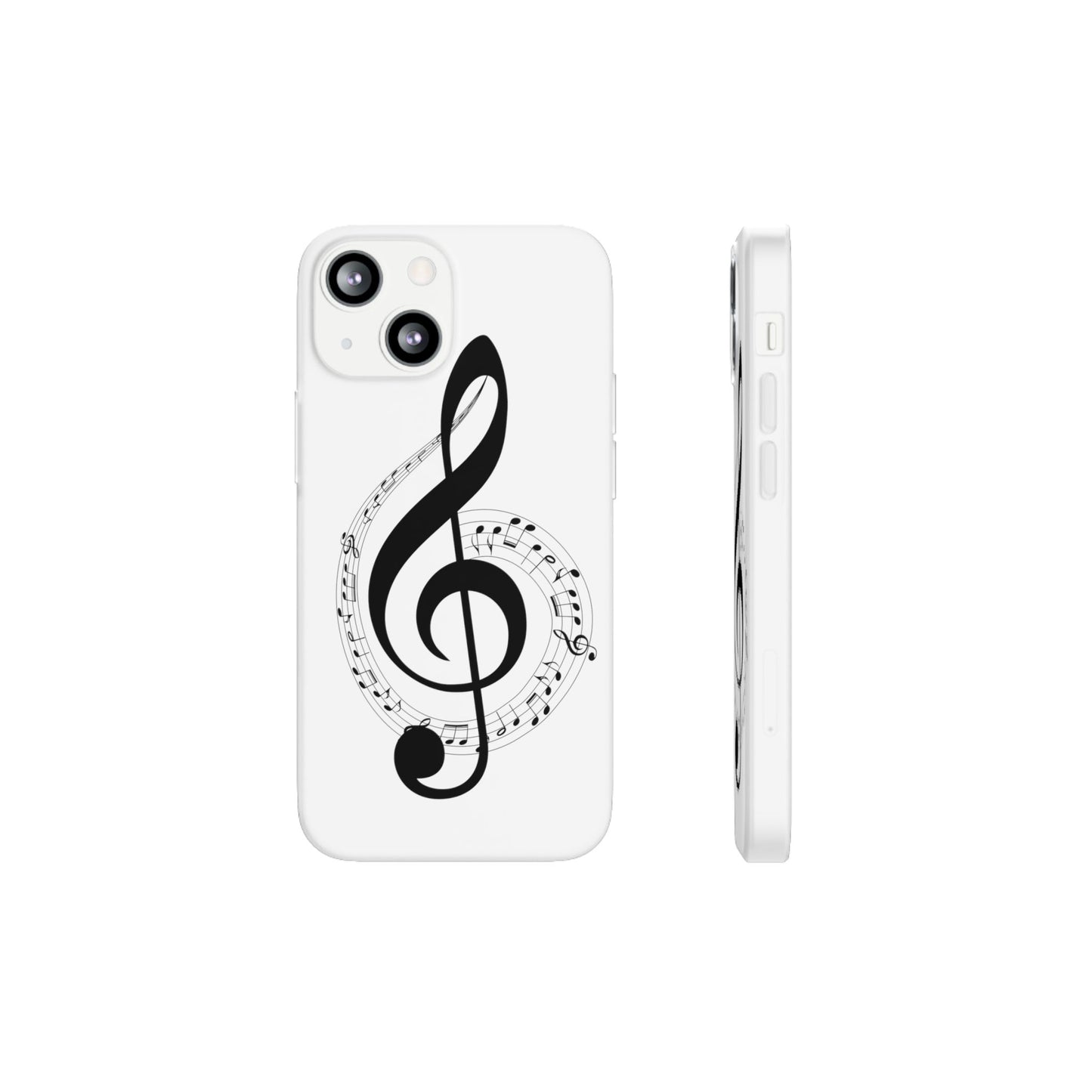 Phone Case — Musical Treble Clef Design