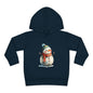 Cozy Snowman Toddler Pullover Fleece Hoodie - Winter Apparel, Cute Gift for Kids, Holiday Wear, Soft Hoodie for Toddlers, Christmas Outfit