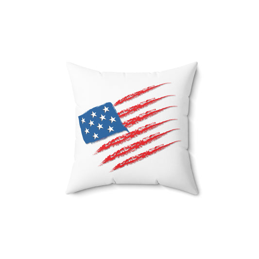Patriotic Square Pillow