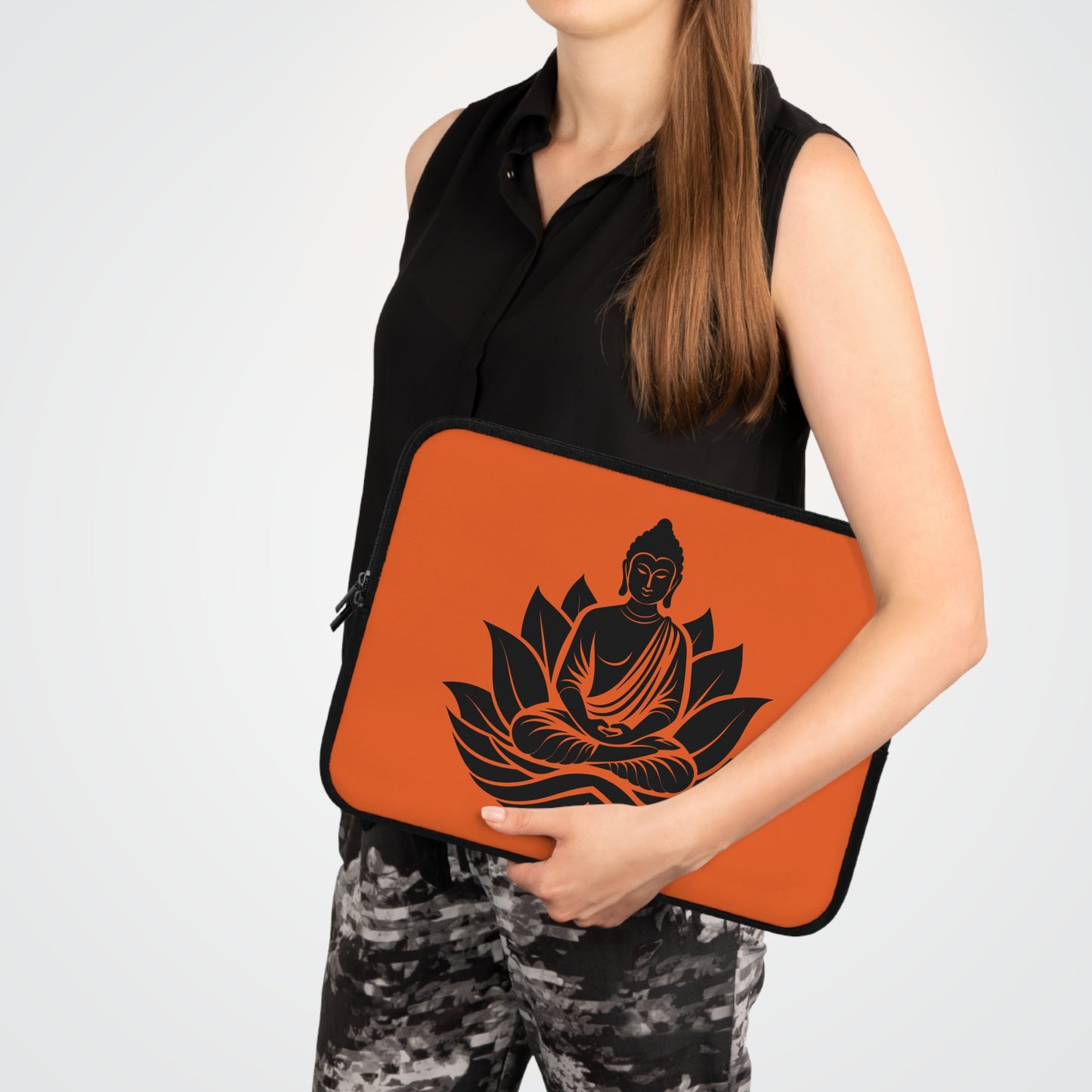 Zen Buddha Laptop Sleeve - Meditation Case