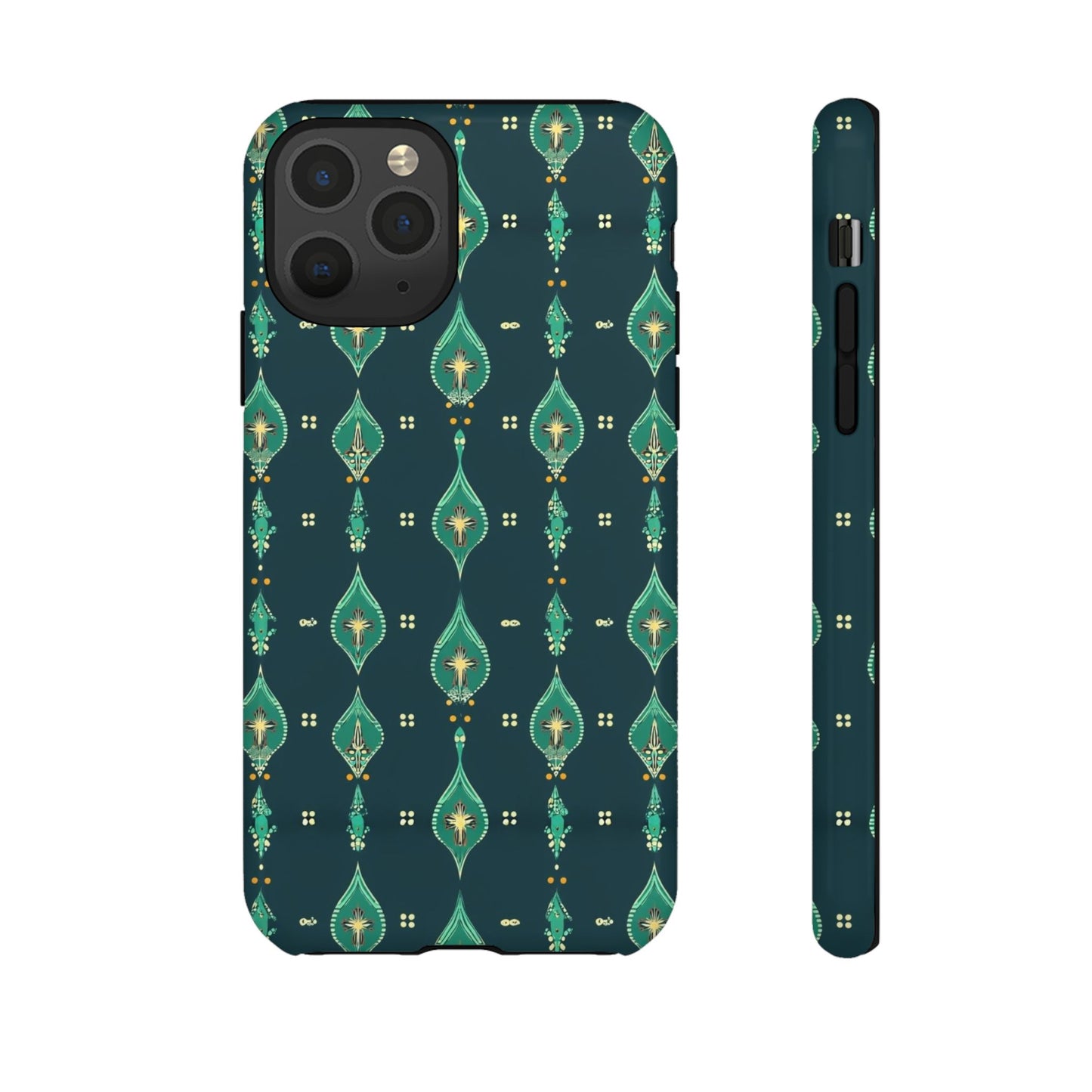 Emerald Boho Teardrop Phone Case