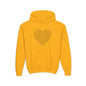 Youth Hoodie — Dotted Heart Graphic Pullover